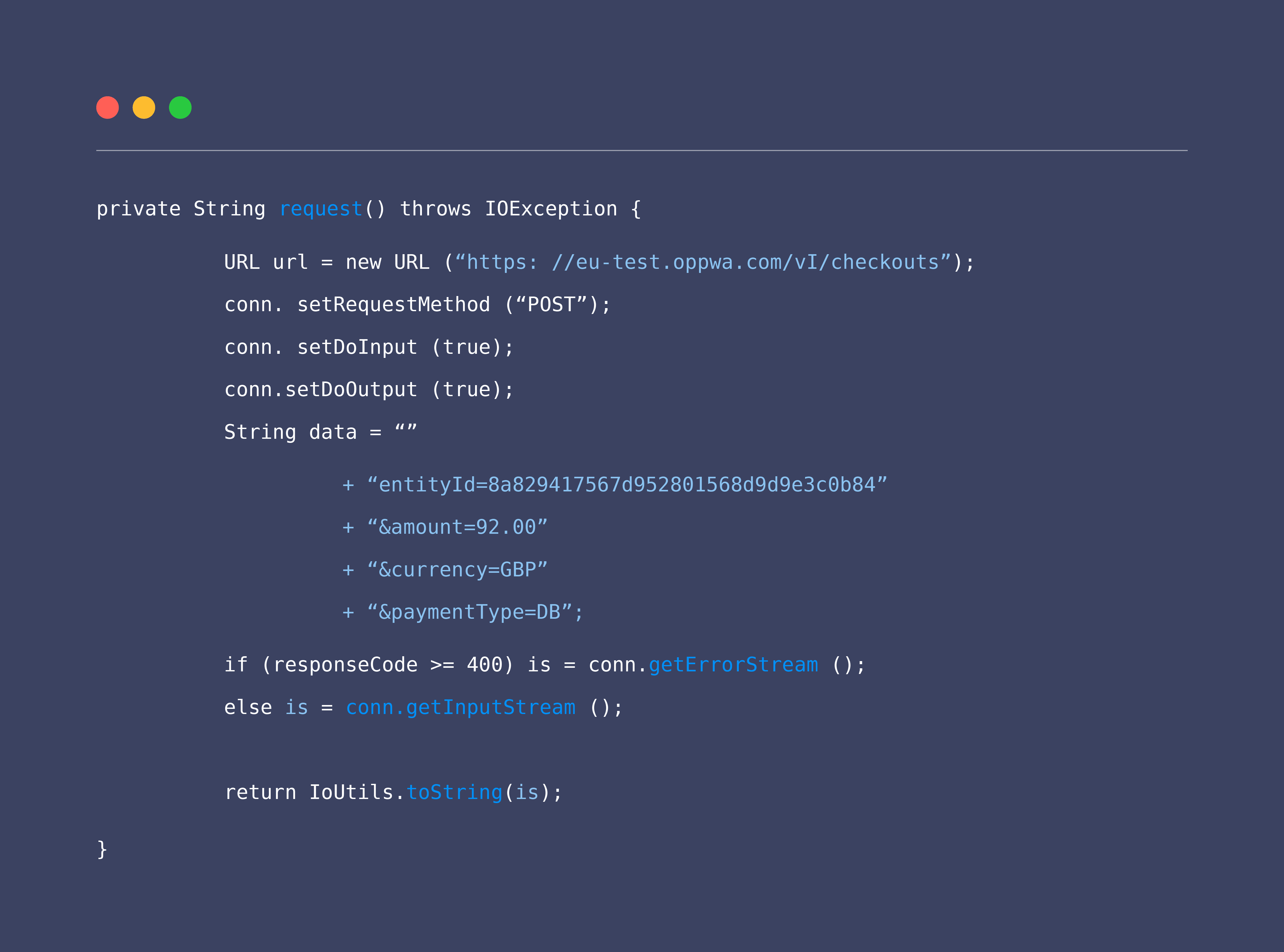 Java Code